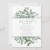 Invitation de mariage modifiable vert sauge classi (Devant)