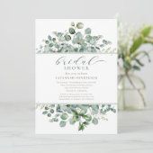 Invitation de mariage modifiable vert sauge classi (Debout devant)