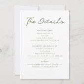 Invitation de mariage Montagne Désert Scène (Dos)