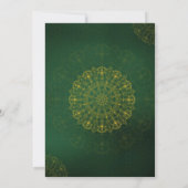 Invitation de mariage musulmane (Dos)