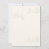 Invitation de mariage musulmane exquise (Dos)