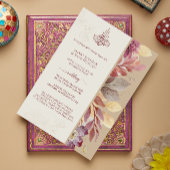 Invitation de mariage musulmane exquise