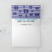 Invitation de mariage nautique (Intérieur)