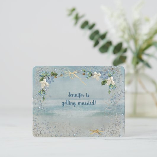 Invitation de mariage nautique (Debout devant)