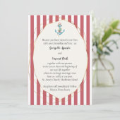 Invitation de mariage nautique (Debout devant)