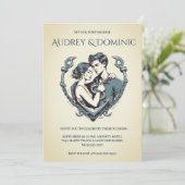 invitation de mariage nautique minimaliste (Debout devant)