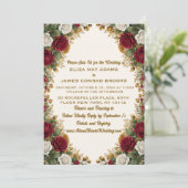 Invitation de mariage New York Rose (Debout devant)