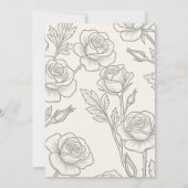 Invitation de mariage New York Rose (Dos)