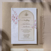 Invitation de mariage Nikah islamique avec Bismill