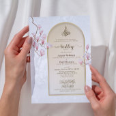 Invitation de mariage Nikah islamique avec Bismill