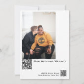 Invitation de mariage nuageuse (Dos)