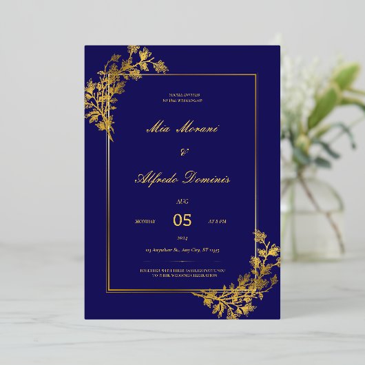 INVITATION DE MARIAGE NUMÉRIQUE (Debout devant)