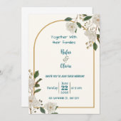 Invitation de mariage numérique personnalisée – Mo (Devant / Derrière)