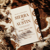 Invitation de mariage occidental moderne
