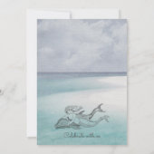 Invitation de mariage Ocean Beach (Dos)