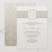Invitation de mariage ou d'anniversaire de mariage (Devant / Derrière)