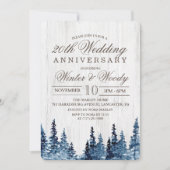 Invitation de mariage ou d'anniversaire de mariage (Devant)