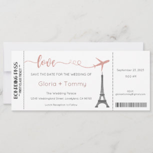Invitation de mariage, Papeterie de mariage, Amour