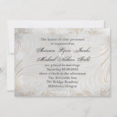 Invitation de mariage Papillon Tour Eiffel Paris (Dos)