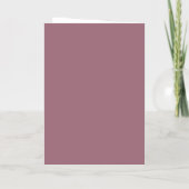 Invitation de mariage passeport or et mauve foncé (Verso)