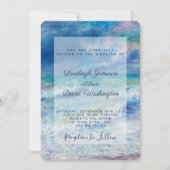 Invitation de mariage paysage marin (Devant)