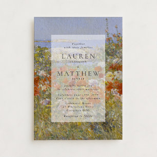 Invitation de mariage Peinture à l'huile Impressio