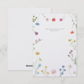 Invitation de mariage personnalisable (Devant / Derrière)