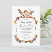 invitation de mariage personnalisé Cupidon (Debout devant)