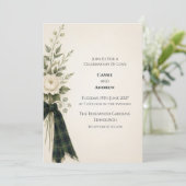 Invitation de mariage personnalisée (Debout devant)