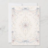 Invitation de mariage personnalisée (Dos)