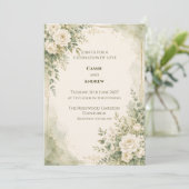 Invitation de mariage personnalisée (Debout devant)
