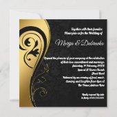 Invitation de mariage personnalisée (Dos)