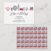 Invitation de mariage personnalisée (Devant / Derrière)