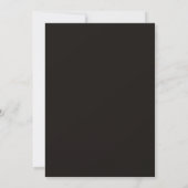 Invitation de mariage personnalisée (Dos)