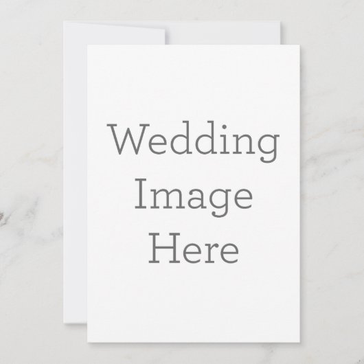 Invitation de mariage personnalisée (Devant)