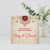 Invitation de mariage personnalisée (Debout devant)