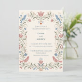 Invitation de mariage personnalisée (Debout devant)