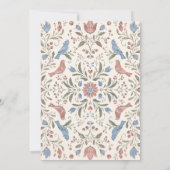 Invitation de mariage personnalisée (Dos)