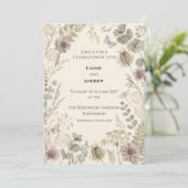 Invitation de mariage personnalisée (Debout devant)