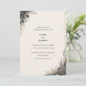 Invitation de mariage personnalisée (Debout devant)