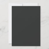 Invitation de mariage personnalisée (Dos)