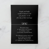 Invitation de mariage personnalisée (Intérieur)
