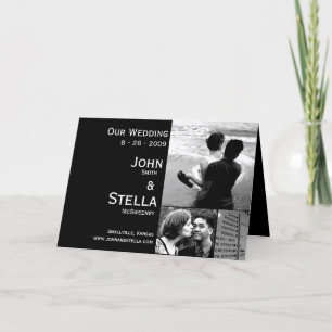 Invitation de mariage personnalisée