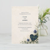 Invitation de mariage personnalisée (Debout devant)