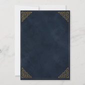 Invitation de mariage personnalisée (Dos)