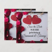 Invitation de mariage personnalisée (Devant / Derrière)