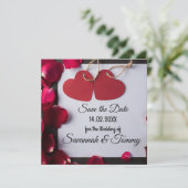 Invitation de mariage personnalisée (Debout devant)