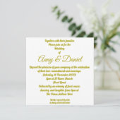 Invitation de mariage personnalisée (Debout devant)