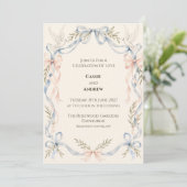 Invitation de mariage personnalisée (Debout devant)