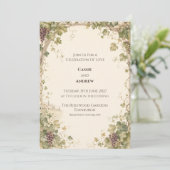 Invitation de mariage personnalisée (Debout devant)